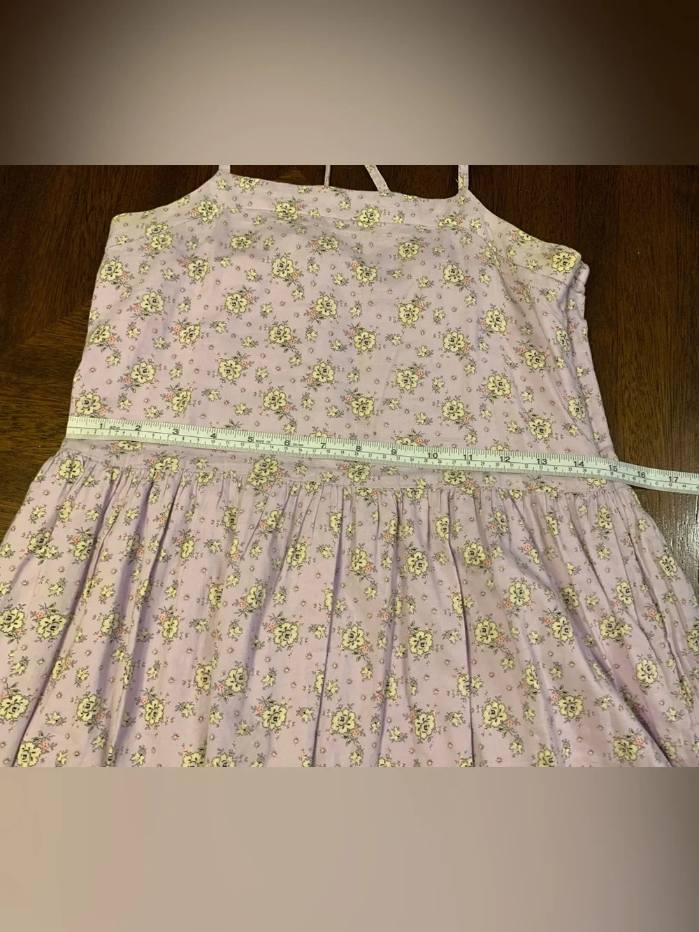 GAP Lavender Floral Spaghetti-Strap Sundress